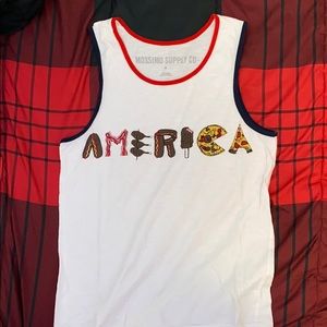 America tank top.